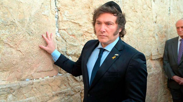 Video: Detienen a manifestantes que protestaron contra Milei en Israel