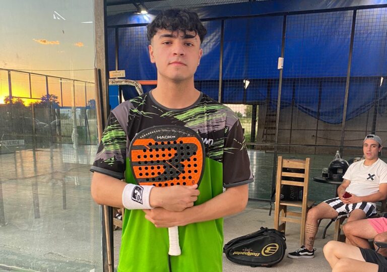 Ramiro Videla lleva el pádel mercedino al plano internacional representando a Argentina