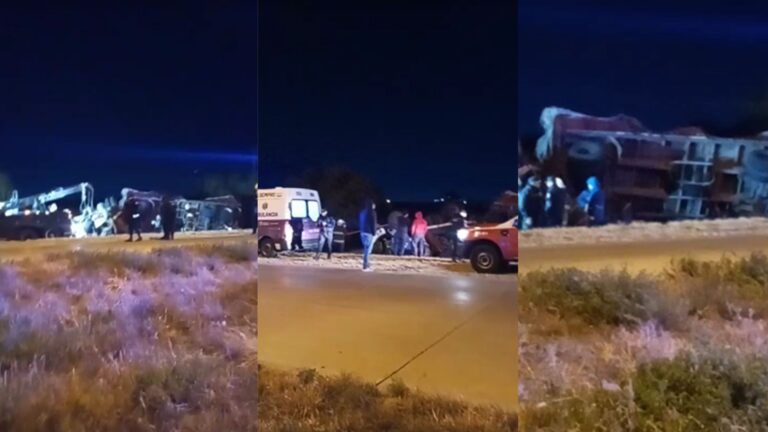 Tragedia en la ruta: un camionero murió tras volcar en la autopista