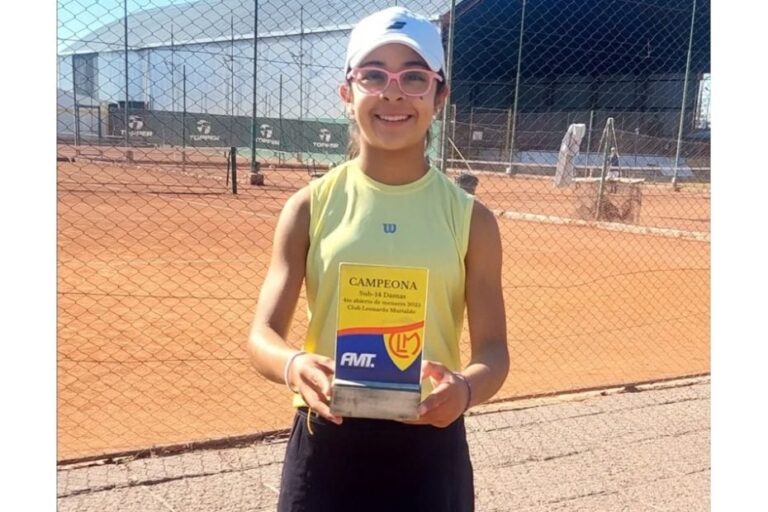Ainé Morán sigue brillando: La joven promesa de Concarán que no para de crecer en el tenis