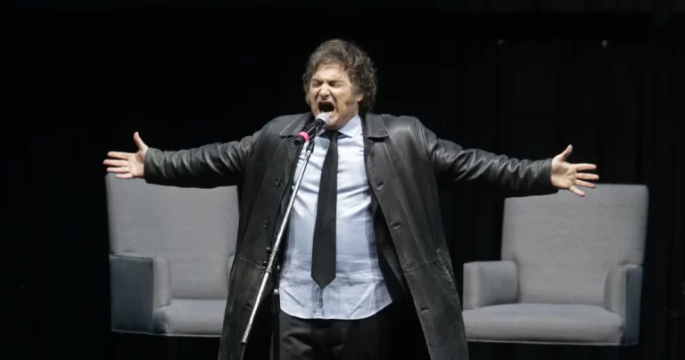 Milei cantará en el Movistar Arena para lanzar su nuevo libro