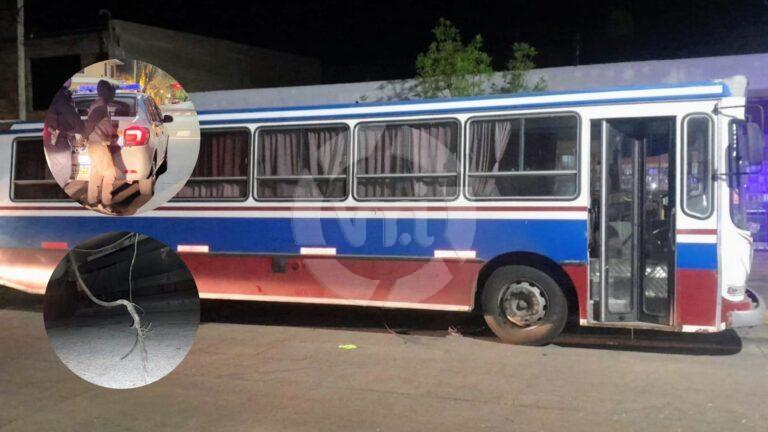 Un joven fue sorprendido por la Policía cuando intentaba robar un colectivo