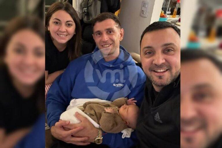 Un bebé villamercedino con un padrino de selección: el “Dibu Martínez”