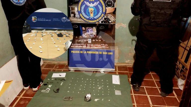 San Luis: incautaron droga por más de 11 millones y desarticularon una banda