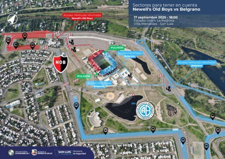 Operativo de seguridad para el Newell’s–Belgrano en La Pedrera