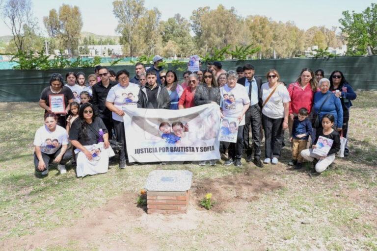 Doble filicidio: A un año del crimen, familiares homenajearon a Sofía y Bautista