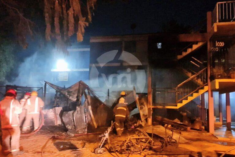 San Luis: investigan un incendio presuntamente intencional en el barrio José Hernández