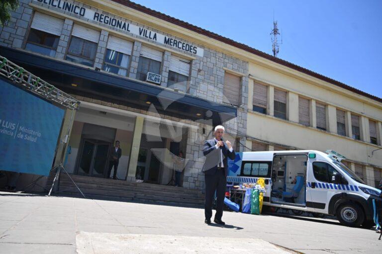 Poggi confirmó que el Policlínico de Villa Mercedes quedará “como nuevo”