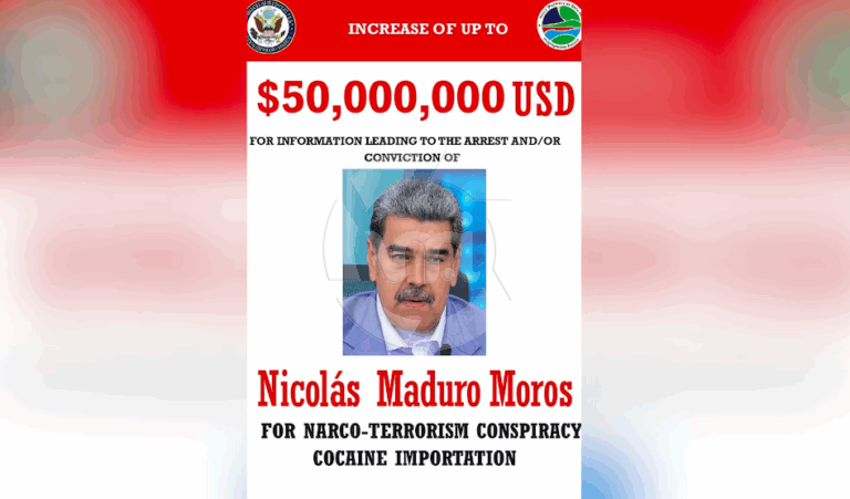 EEUU declara terrorista al Cartel de los Soles y aumenta la presión sobre Maduro