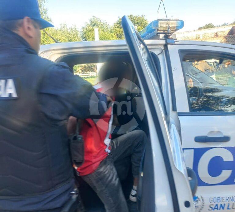Golpeó a su pareja y huyó con sus hijos: quedó detenido