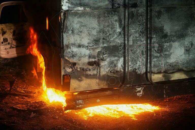 Robaron una camioneta en el centro de San Luis y la incendiaron en la ruta 146