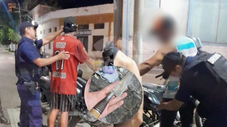 Detuvieron a dos hombres alcoholizados que circulaban en moto