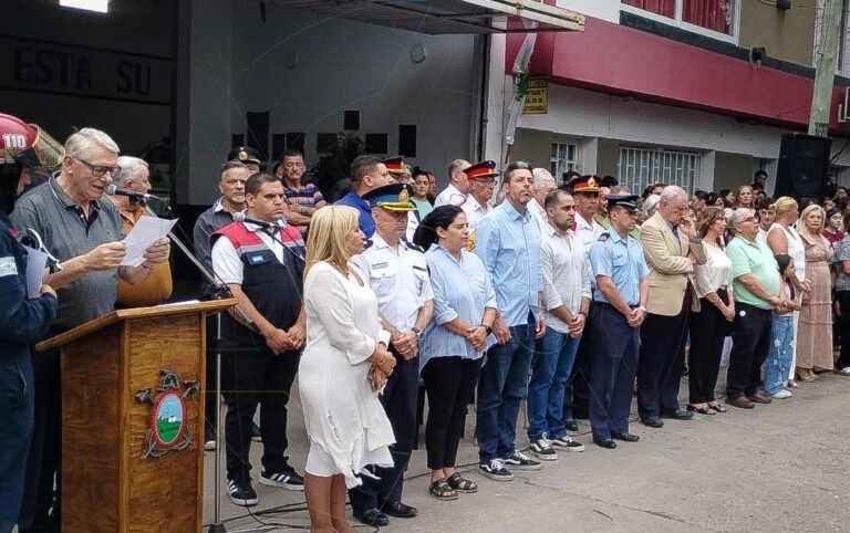 Bomberos Voluntarios El Fortín cerraron el año bomberil con un emotivo acto institucional