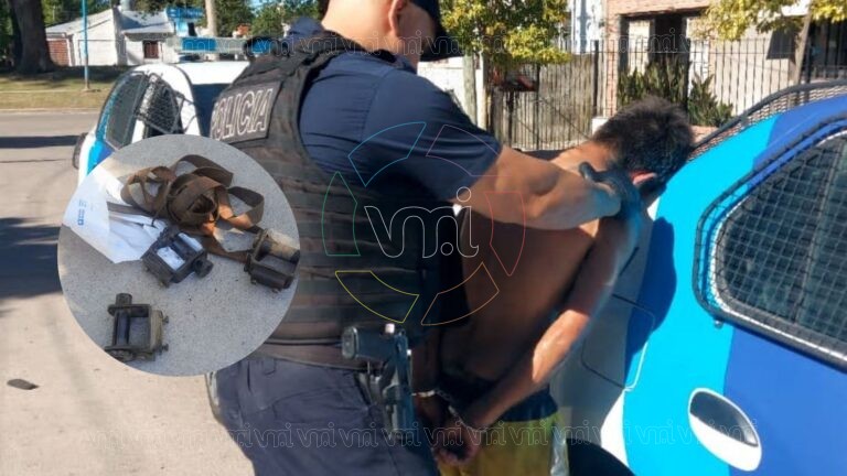 Demoraron a un hombre por robar elementos de un camión