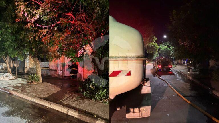 Incendio en el barrio San Antonio: una mujer fue hospitalizada por inhalación de humo