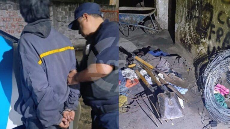 La Policía retuvo a un joven con varios elementos sospechosos