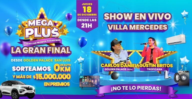 Mega Plus se despide del 2025 con una gran final cargada de premios, música y emoción
