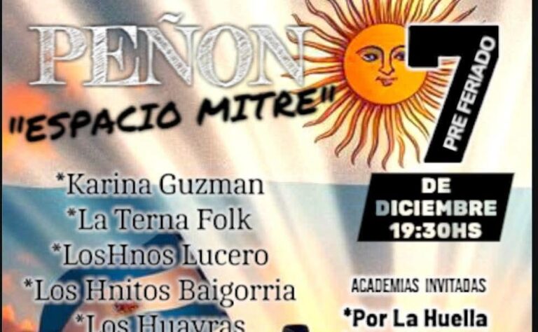 Folclore y baile para cerrar el año en la última edición de la Gran Peña
