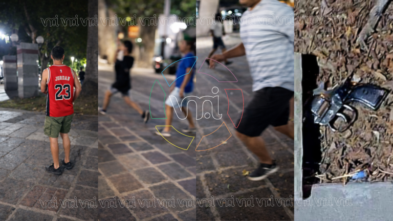 Violenta riña con disparos en la plaza Pedernera: nueve personas demoradas