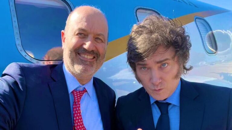 Sturzenegger respaldó el elogio del Washington Post a Milei tras su discurso en Davos