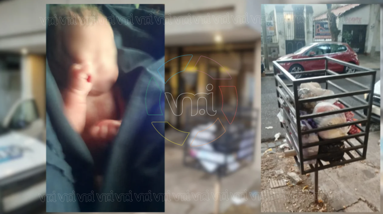 Hallaron a una beba recién nacida en un cesto de basura en San Martín
