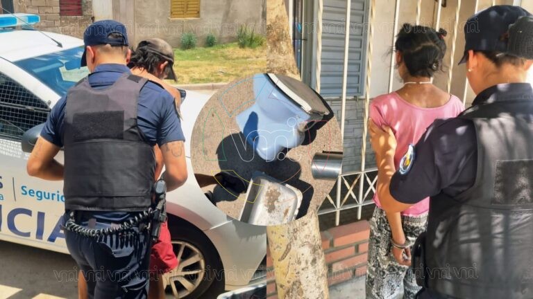 Detuvieron a dos personas por provocar un incendio y transportar elementos robados
