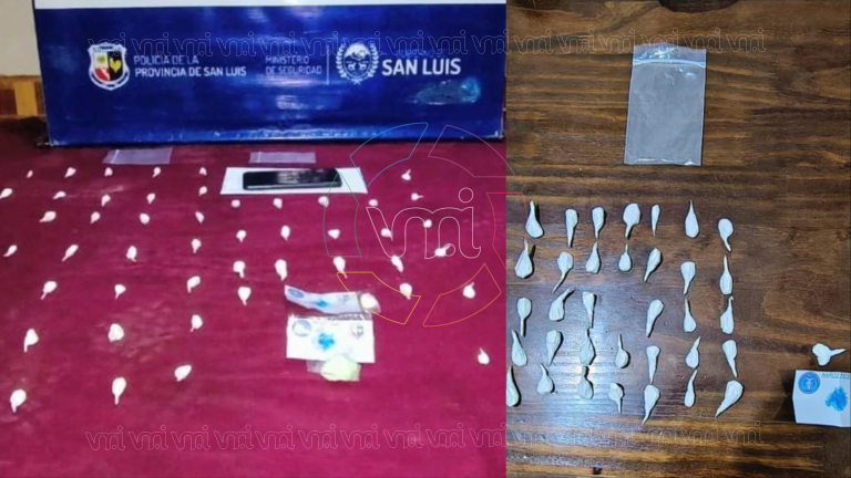 Villa Mercedes: incautaron cocaína valuada en casi $2 millones y desarticularon dos centros de venta de droga