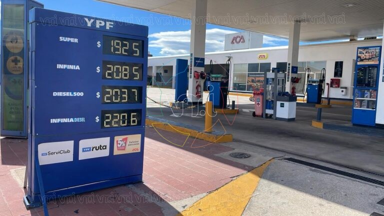 Combustibles: volvieron a aumentar este domingo al mediodía y ya acumulan subas en cadena en Villa Mercedes