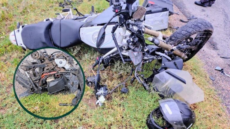 Choque entre motocicletas en la Autopista de las Serranías Puntanas: dos hombres y un niño heridos