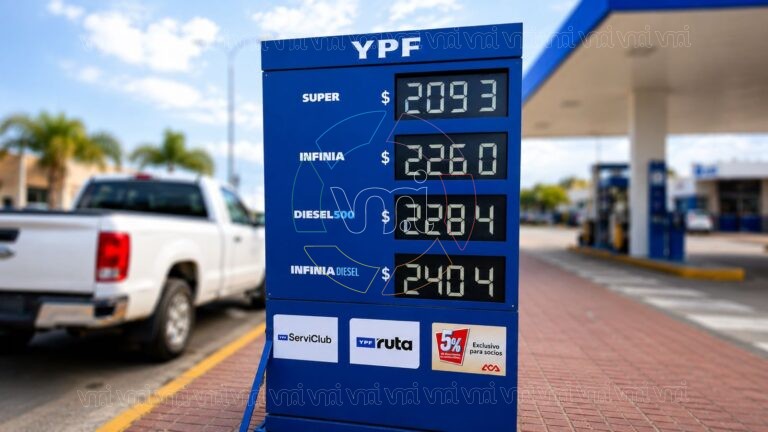 YPF aplicó un nuevo aumento en los combustibles y extendió el congelamiento parcial de precios