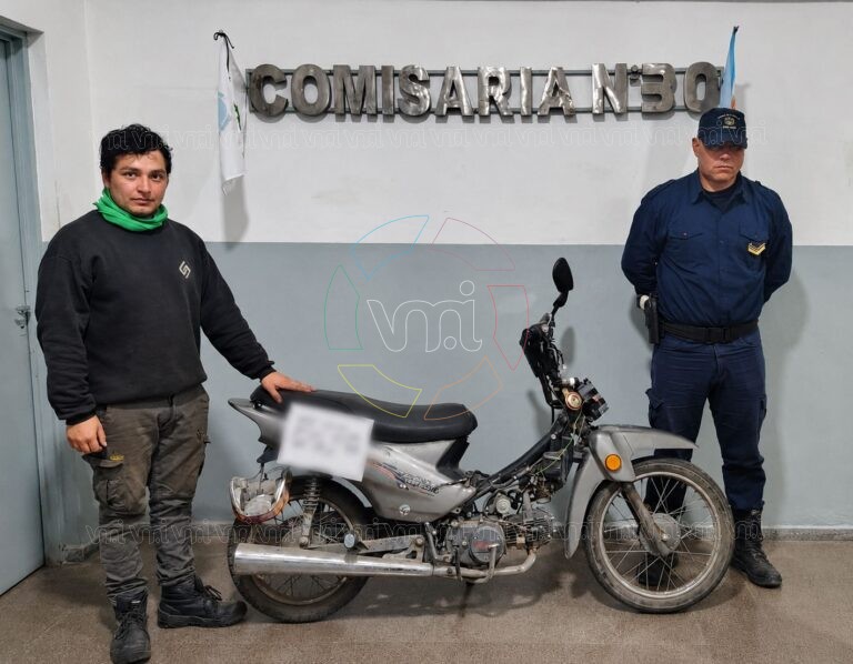Villa Mercedes: recuperaron una motocicleta robada que fue hallada semi desmantelada