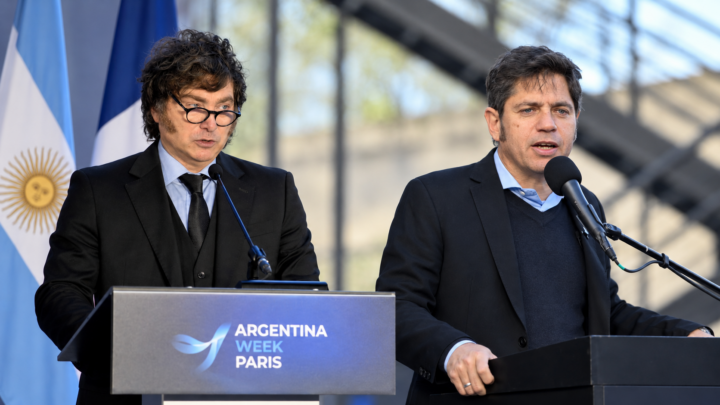 Javier Milei y Axel Kicillof