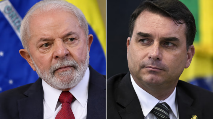 Luis Inacio “Lula” da Silva y Flavio Bolsonaro.